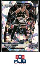 2024 Panini Prizm WNBA Aaliyah Edwards Ice Prizms Rookie #70 Washington Mystics