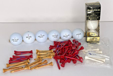 Bundle: Tees (37) and Golf Balls Ram Tour 100 Top Flite and Strata