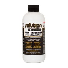 Solution Finish - Black Plastic  Vinyl Trim Restorer - Use For Car An