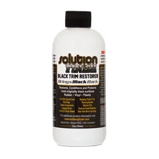 Solution Finish - Black Plastic & Vinyl Trim Restorer - Use For Car An