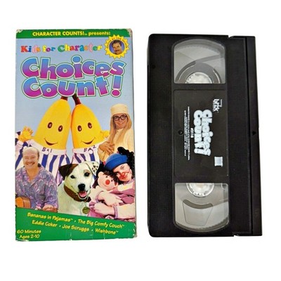 Kids for Character: Choices Count! VHS 1997 Children’s Education ...