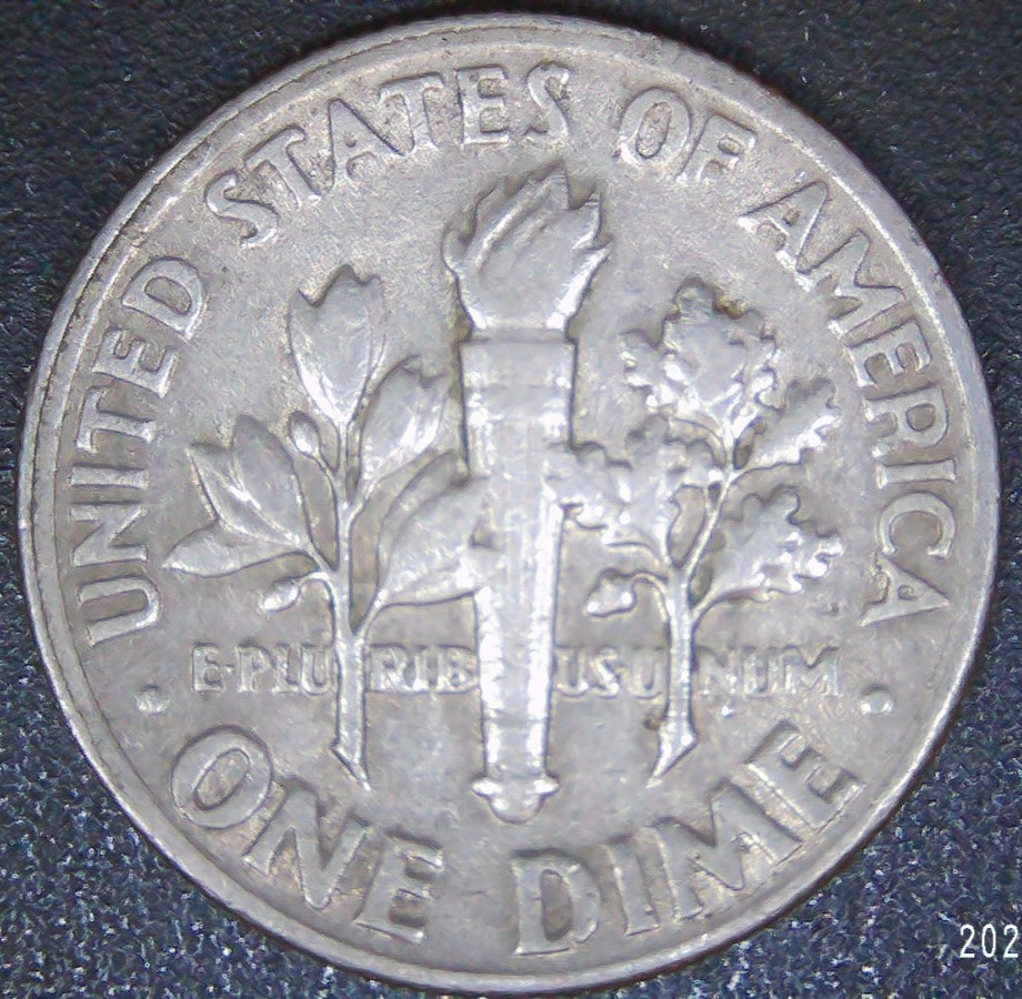 1971-D Roosevelt Dime w/Off Center/STG-O & R/Split Rim. Buy & get a free coin.