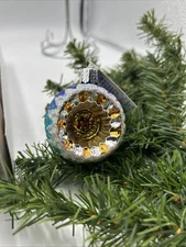 Old World Christmas Glass Ornament Multicolor Reflector 2007 #42009