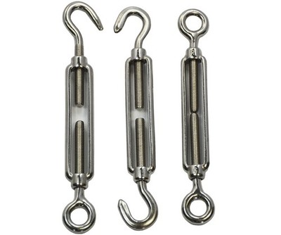 Edelstahl Haken Öse Spanner Spannschraube M5 - M12 Seilspanner Spannschloss