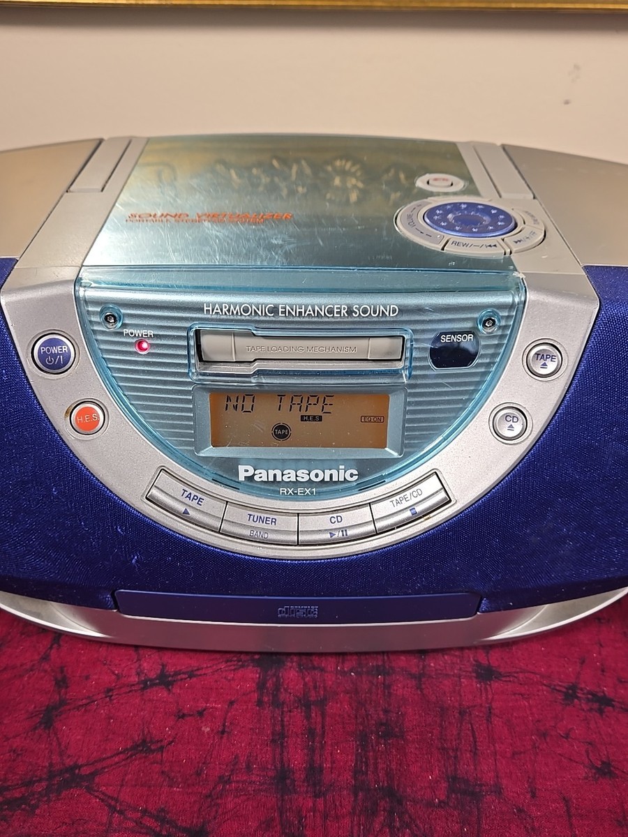Panasonic RX-EX1 Portable CD Cassette Tape Player AM FM Radio | eBay