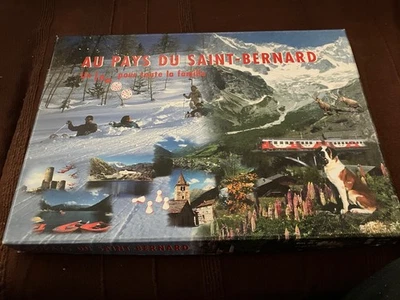 JEU DE SOCIETE : au pays du saint Bernard, vintage, style monopoly complet - Photo 1/4