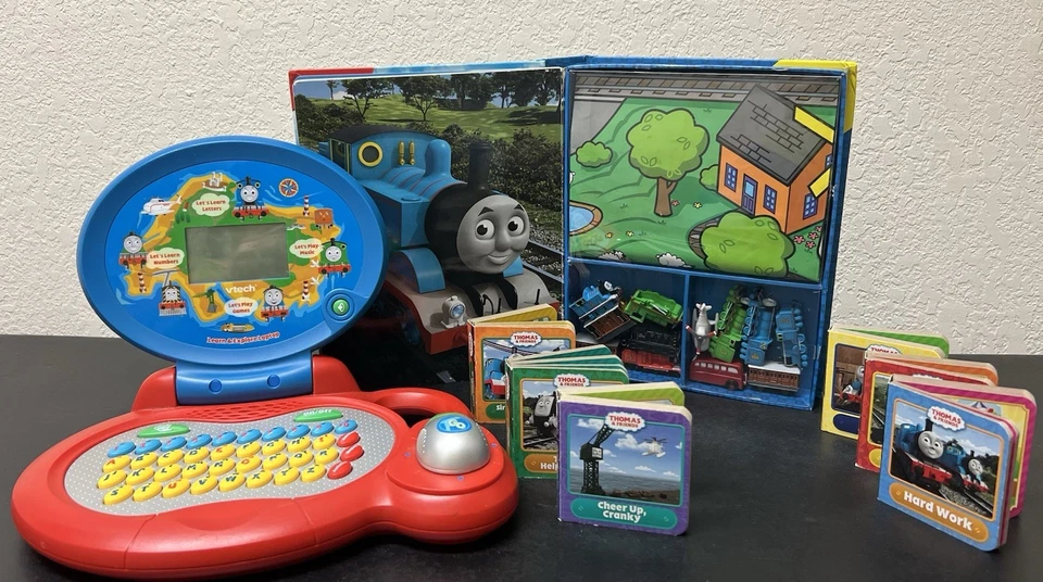 VTech Thomas Train And Friends Learn Explore Educational Laptop & Adventure Book - Image 2 of 4