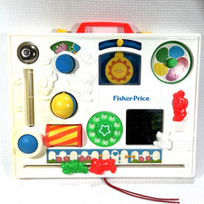 Vtg 1135 Fisher Price Crib Activity Busy Center 1989-1993 Babies 3-18 mos Clean