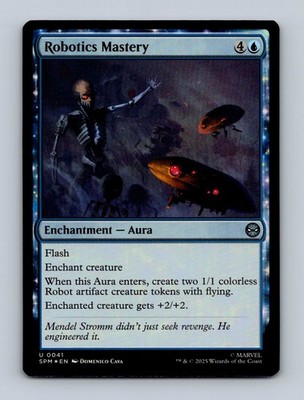 Robotics Mastery Marvel's Spider-Man Foil MTG NM