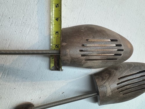 Shoes Trees Men's Wooden With Springs. Excellent Condition
