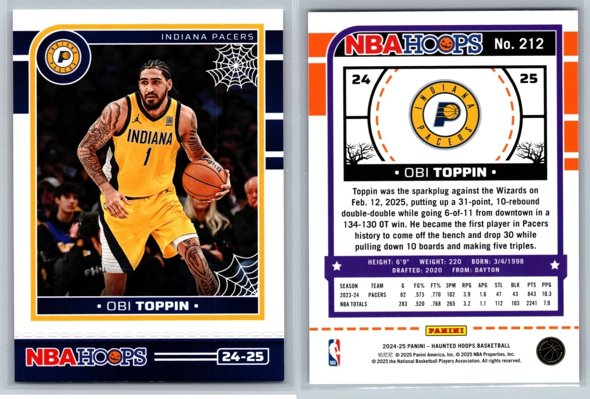 Obi Toppin Trading Cards for sale | eBay