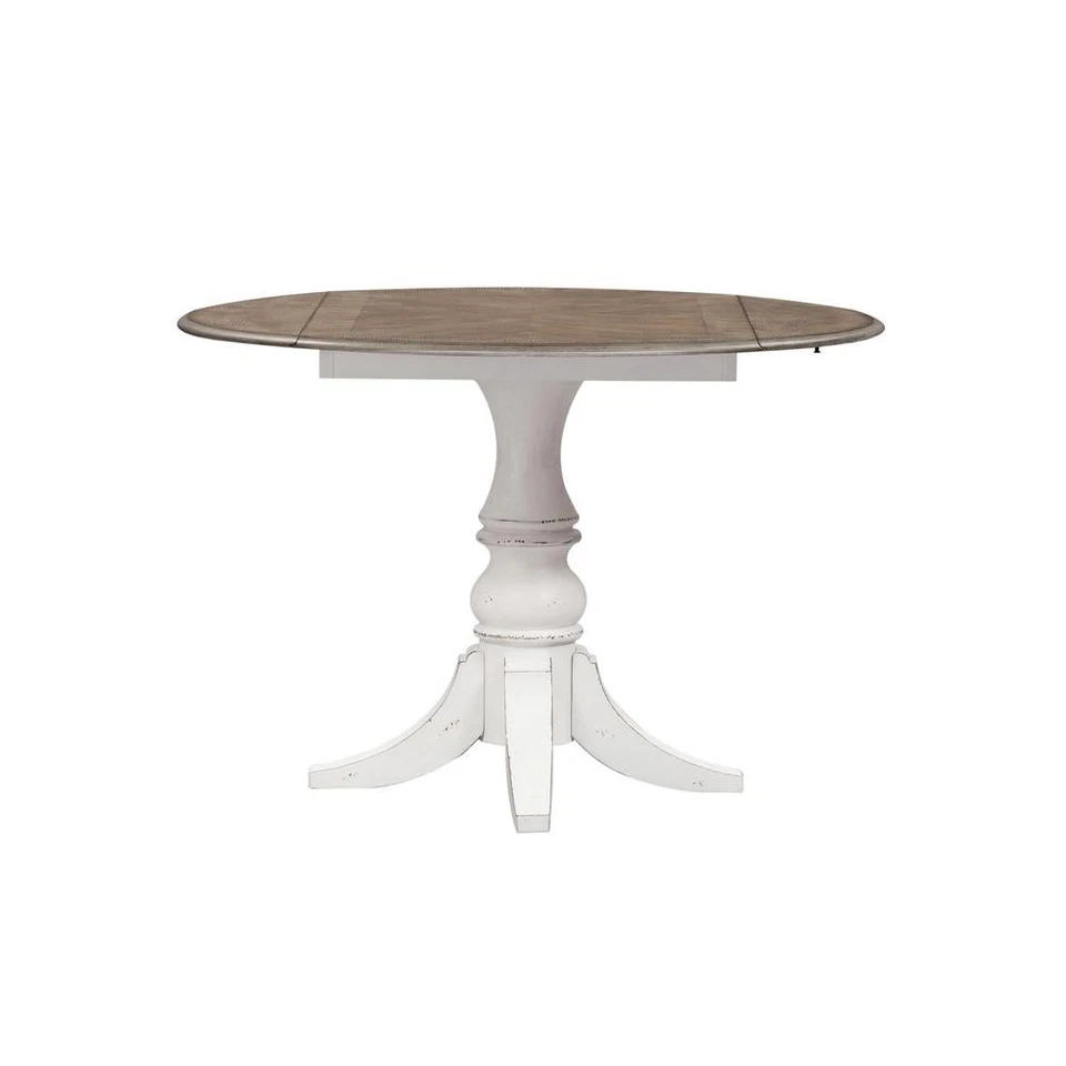 Magnolia Manor Drop Leaf Table in Antique White - Imagem 4 de 4