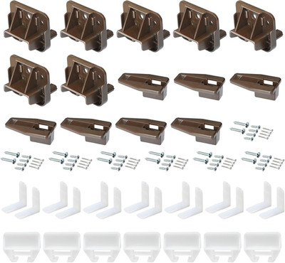 5 Set R-7321 Drawer Track Guide Kit Replacement for Kenlin Rite Trak 1 System