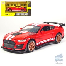 1:32 Ford Mustang Shelby GT500 Modelo Coche Aleación Diecast Vehículo de Juguete Niños Regalo Rojo