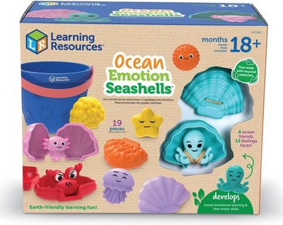 Learning Resources OCEAN EMOTION SEASHELLS, Social Emotional Learning Activities