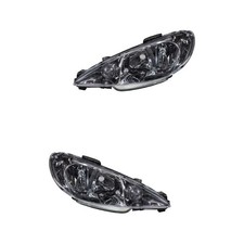 Halogen Scheinwerfer Set links & rechts H7 für Peugeot 206 Schrägheck CC SW
