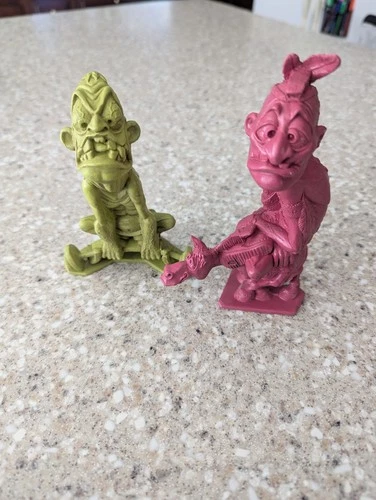 1960's Marx NUTTY MADS Figurines Comic Cartoon Characters WALDO and CHIEF