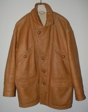 Elegant Lammfell Lammfelljacke Shearling Leder Pelz Schaffell Jacke 50/M