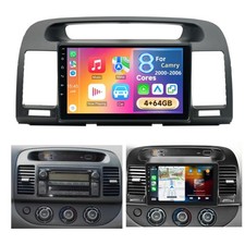 8 Core 4 64GB 9 Inch Car Stereo for Camry 00-06 Wireless Carplay Android Auto