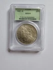 1881 S MS64 MORGAN SILVER DOLLAR GRADED PCGS 1$ AG S MINT COIN