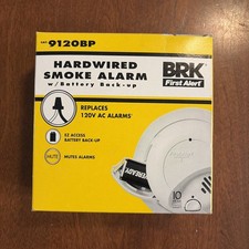 BRK FIRST ALERT 9120BP Hardwired Smoke Alarm w/ Battery Backup