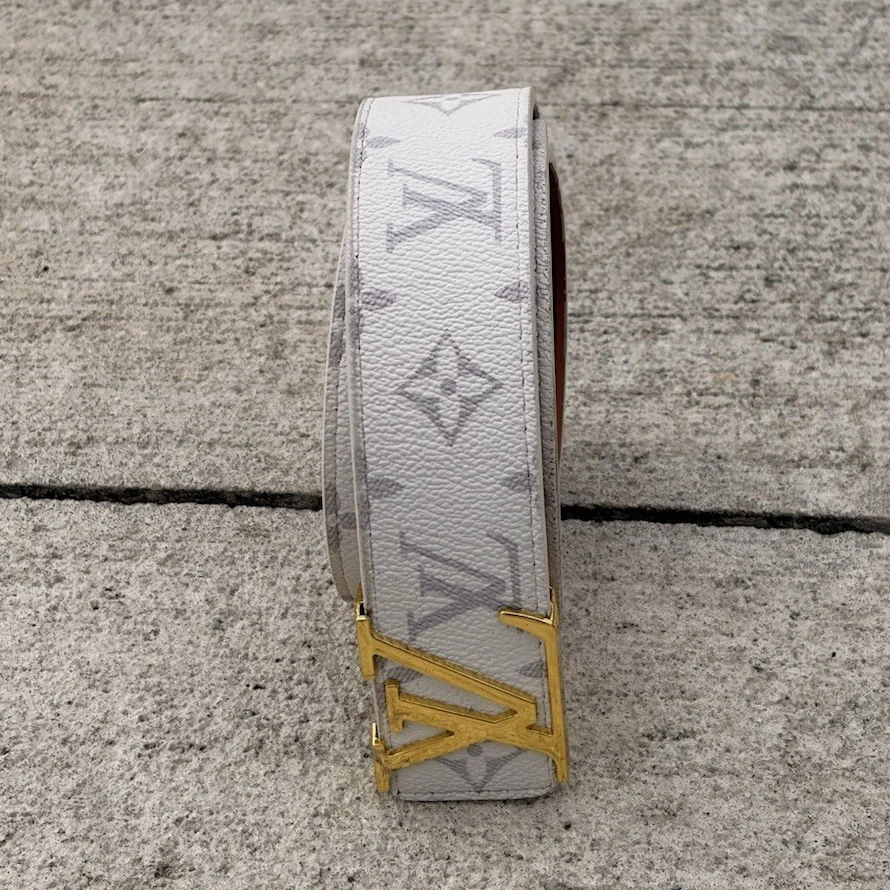 Preços baixos em Correias para homens Louis Vuitton Branco | eBay
