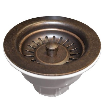Native Trails DR320-WC 3.5'' Basket Strainer Weathered Copper