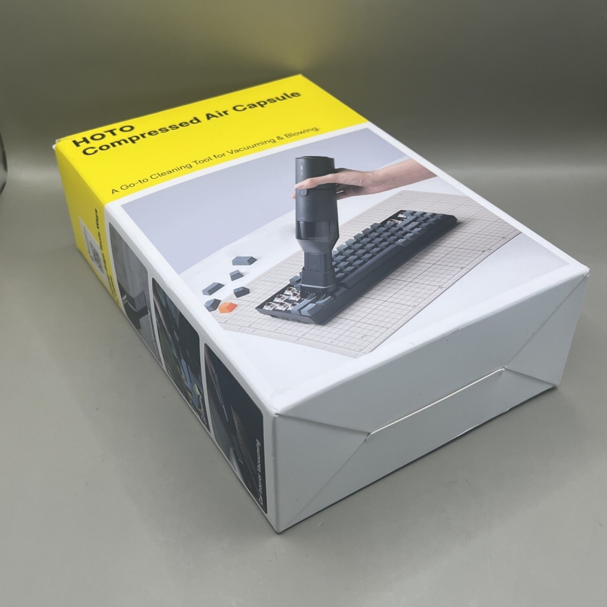 Hoto Handheld Compressed Air Capsule 4-in-1 Vacuum (New Open Box