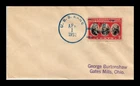 DR JIM STAMPS US COVER USS KANE FIRST DAY SERVICE NAVAL CANCEL 1932