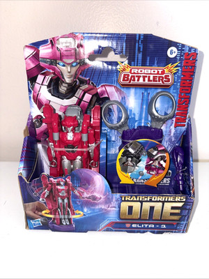 NEW Transformers One Robot Battlers Elita-1 Figure 3-Step Conversion Toy 6+ Age