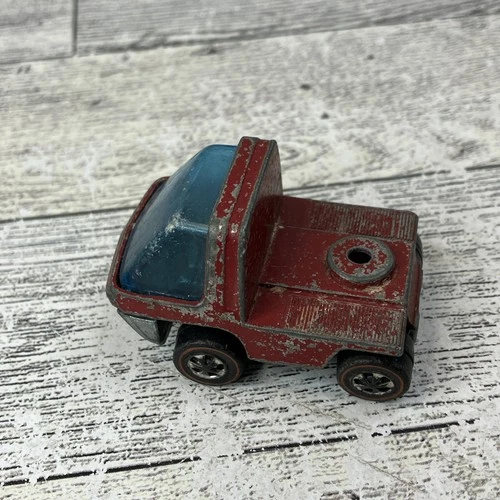 1969 Hot Wheels Redline Heavyweights RED Racing Team Truck Fire Truck Cab ONLY