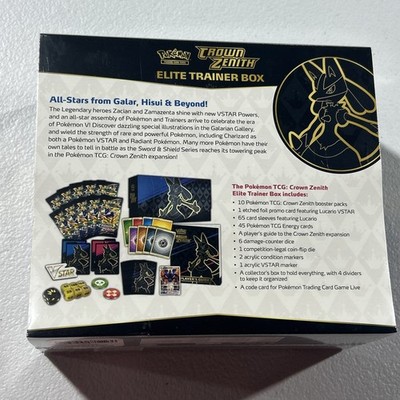 Crown Zenith 英語版 ETB 未開封 Amazon.com: Pokemon TCG: Crown Zenith Elite Trainer Box : Toys & Games