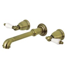 Kingston Brass KS712.PL English Country 1.2 GPM Wall Mounted - Brass