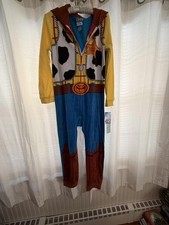 Toy Story Sheriff Woody pajamas onsie Size L 12/14