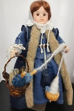 Mary Michaud Porcelain Margaret from Jamestown - Silhouette Doll Co.