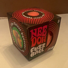 NeeDoh Fuzz Ball Velvet Tactile Squeeze Squishy Toy Pink