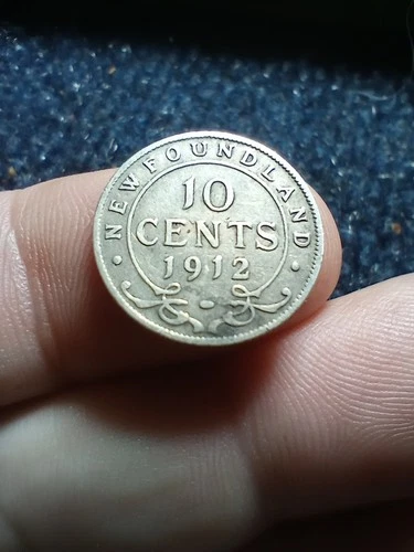1912 Newfoundland 10 Cents — photo from the most recent tracked eBay sale