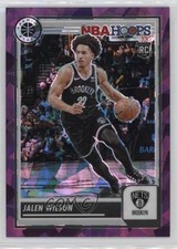 2023 Panini NBA Hoops Premium Stock Purple Ice Prizm /149 Jalen Wilson #215 13c5
