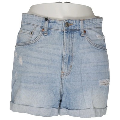 H&M, Jeans Shorts, Größe: 38, Blau, Baumwolle, Einfarbig, Denim, Damen #Jpx