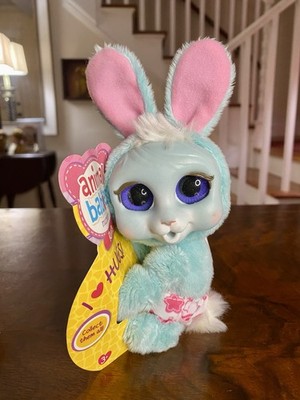 6 NEW! Animal Babies Nursery Mini Runts Bunny Rabbit Huggers Jakks Pacific Toy