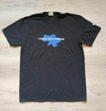 Ukraine T-shirt I Stand With Ukraine Resistance T shirt Ukrainian Flag TShirt LG