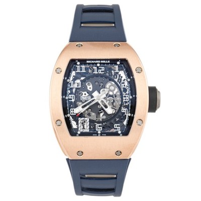 Richard Mille RM-010 Rose Gold Skeleton Dial 48x39mm RM010 Full Set