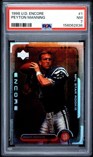 Peyton Manning #1 1998 Upper Deck Encore card