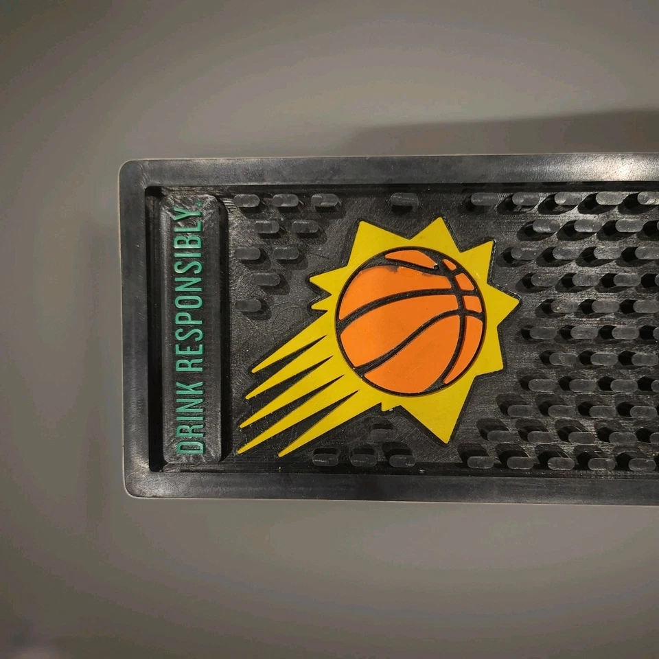 Tapete de borracha Hornitos Phoenix Suns tequila tapete trilho corredor novo em folha 23,5" x 3,5" - Imagem 3 de 4