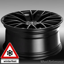 19 Zoll MM1 concave Alufelgen 8,5x19 5x112 ET35 schwarz matt für Audi