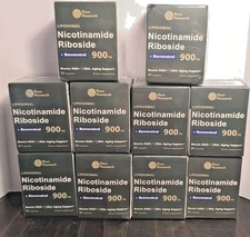 Lot of 10 Reus Research NAD+ Nicotinamide Riboside 900mg--800 Total-Exp. 11/2027