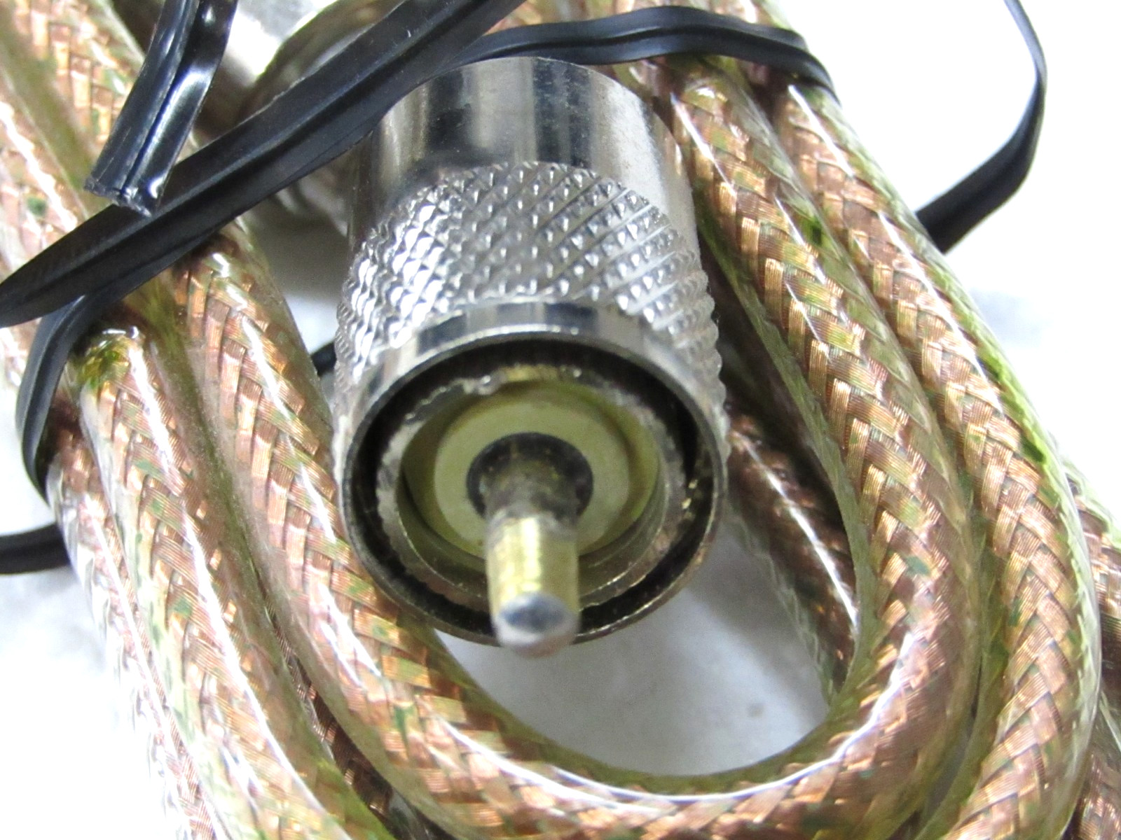 True American RG8X Cable w/ 96% Braiding 6' Roll Clear Jack USA Made Top Quality