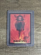 2024 SKYBOX MARVEL MASTERPIECES '92 PLATINUM LENTICULAR 3D MEPHISTO #54💥