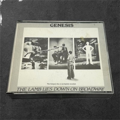 Genesis The Lamb Lies Down on Broadway CD 2-Disc Set 1985 CGSCD 1 Fatbox