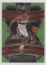 2019-20 Panini Select Concourse Neon Green Prizm 60/75 Admiral Schofield #6 e6q